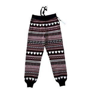 Cupcakes & Cashmere Heart Knit Pyjama Jogger Pant ( S )